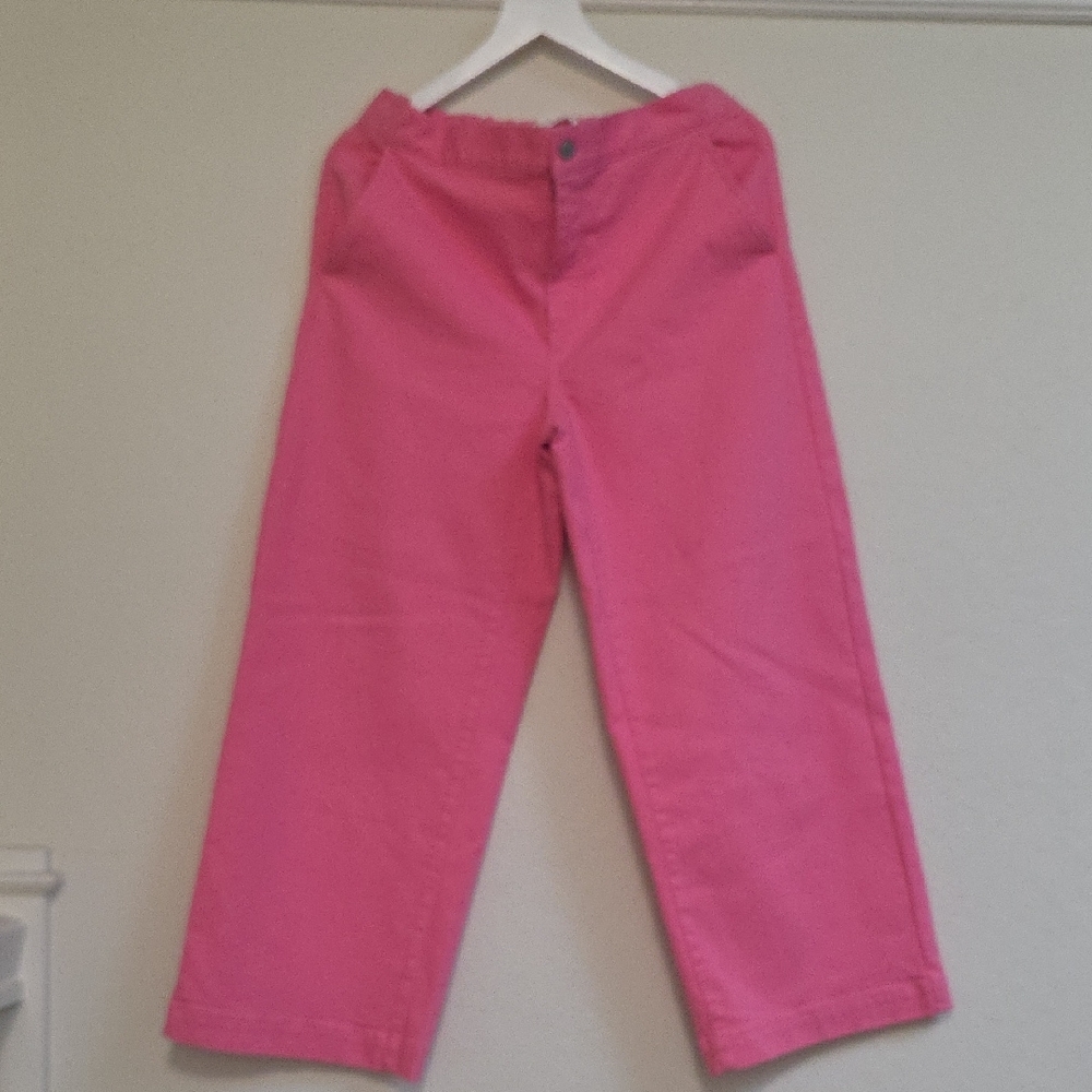OAK + FORT Bright Pink Kids Casual Pants